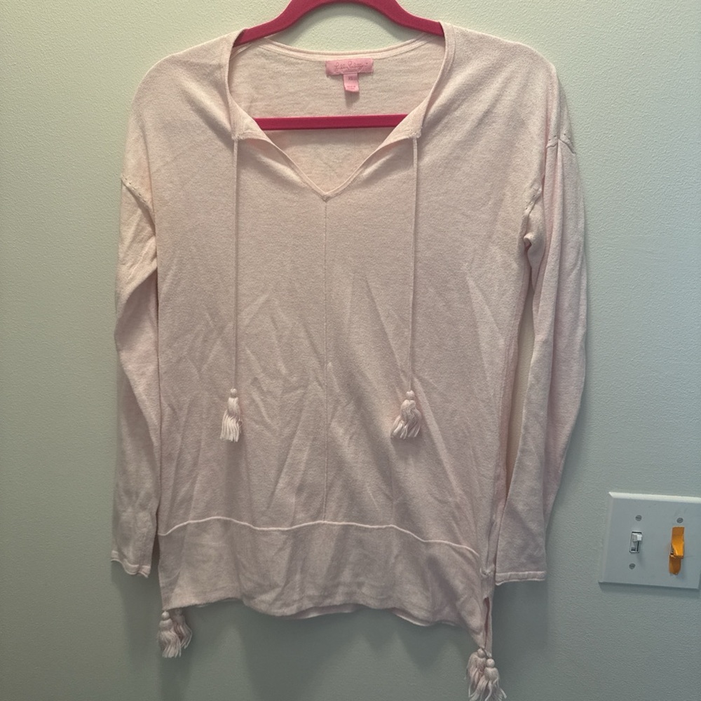 Lilly Pulitzer Light Pink Long Sleeve Top
